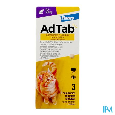 Adtab 12mg Chat >0,5kg-2kg Comp A Croquer 3 1