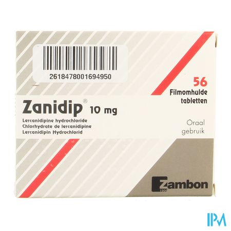 Zanidip 10mg Tabl 56x10mg Pip 1