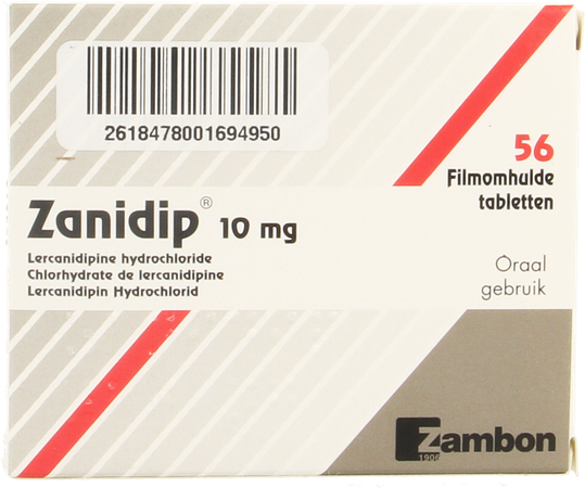 Zanidip 10mg Tabl 56x10mg Pip 2