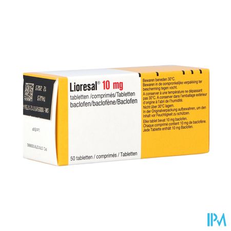 Lioresal Comp 50 X 10mg