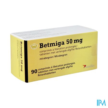 Betmiga 50mg Orifarm Tabl 90