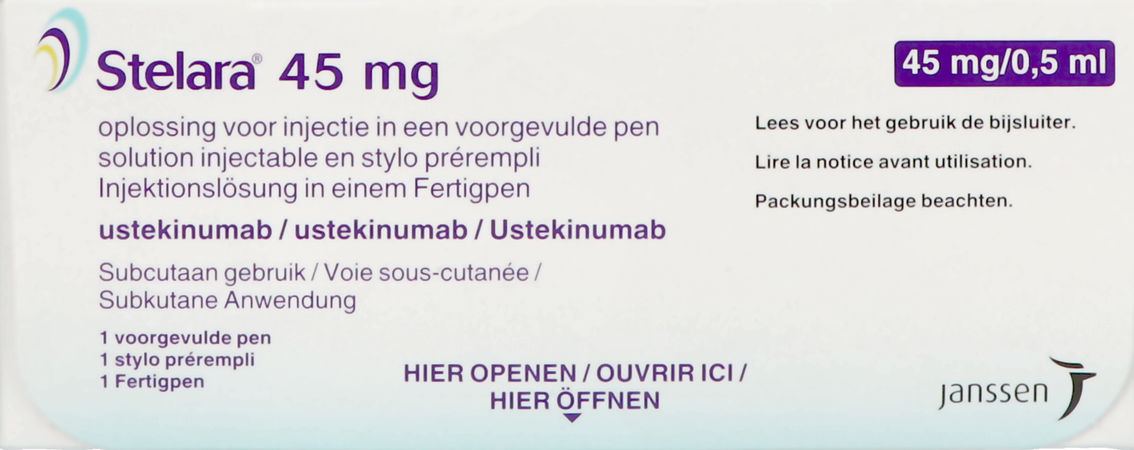 Stelara 45mg Opl Inj Voorgevulde Pen 1 2