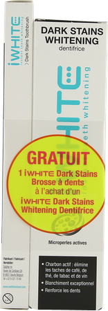 Iwhite Dentifrice Dark Stains Whitenig Tube 75ml 6