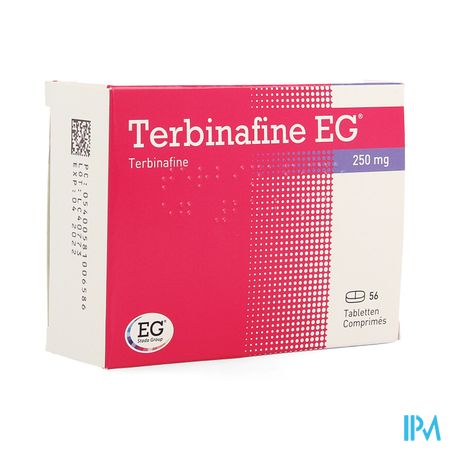 Terbinafine EG 250 Mg EG Tabl 56 X 250 Mg