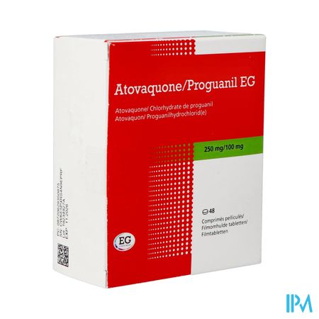 Atovaquone Prog.eg 250mg/100mg Orifarm Film.tabl48