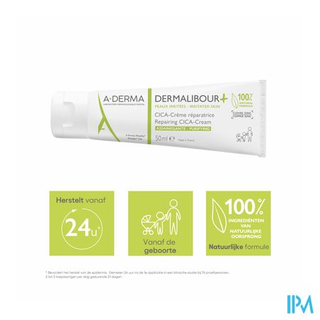 Aderma Dermalibour+ Cica Creme Herstellend 50ml 9