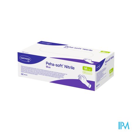 Peha Soft Handschoen Nitrile Blauw M 150 9420130