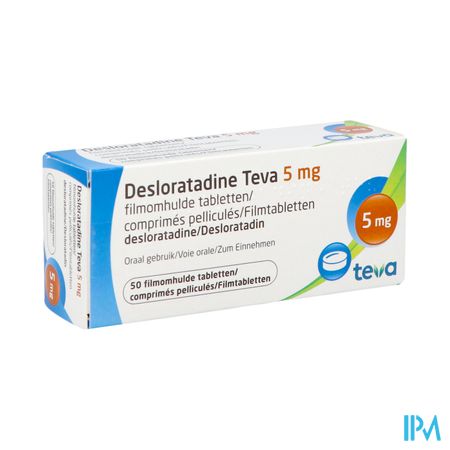 Desloratadine Teva 5mg Filmomh Tabl 50 X 5mg