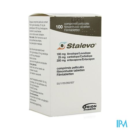 Stalevo 100/25,0/200mg Comp 100x 100mg Pip