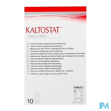 Kaltostat Verb 7,5x12,0cm Ster 10s 1