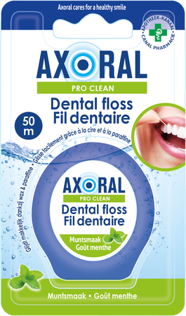Axoral Pro-clean Floss Mint Waxed 50m 1