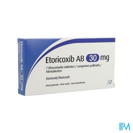 Etoricoxib Ab 30mg Filmomh Tabl 7 X 30mg