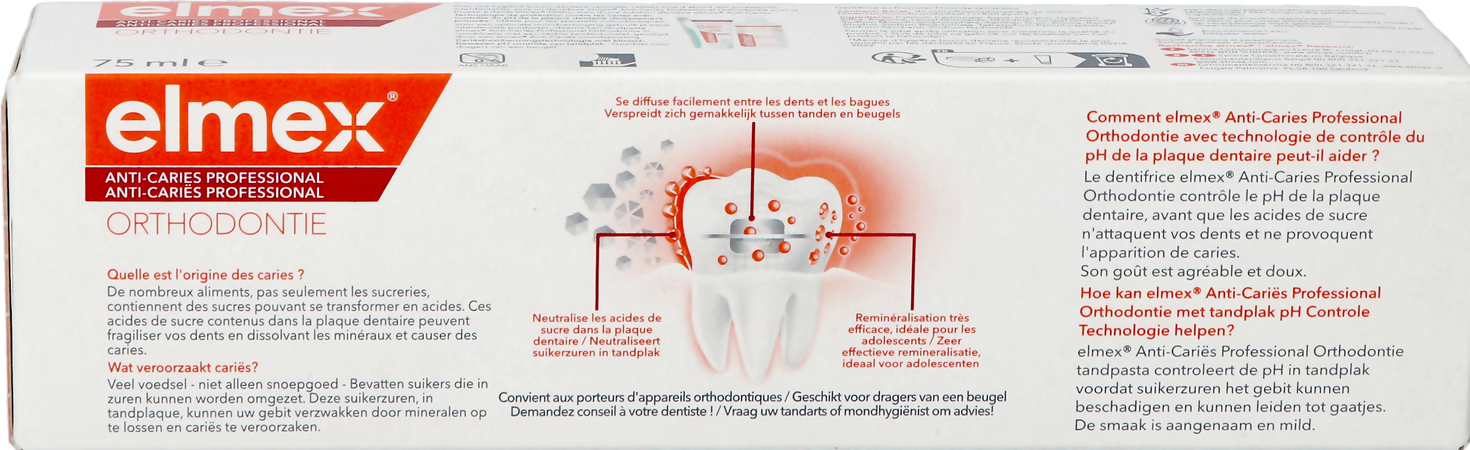 Elmex A/caries Professional Junior 75ml Nf 9