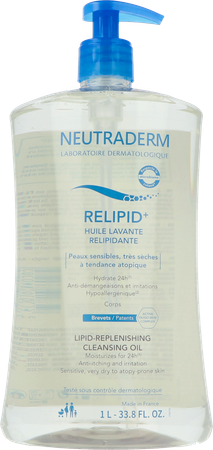 Neutraderm Relipid+ Huile Lavante Relididant Fl 1l 1