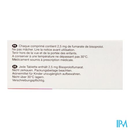 Bisoprolol Viatris 2,5mg Comp Pell 30 5