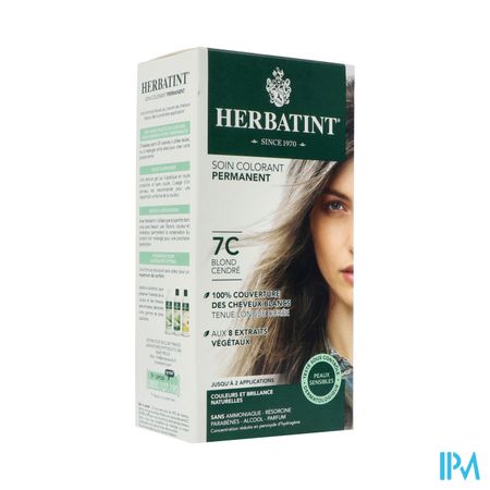 Herbatint Blond Askleurig 7c 150ml