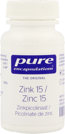 Pure Encapsulations Zink 15 Picolinaat Caps 60 1