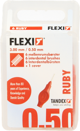Flexi Red Borsteltje Super Fine Interdentaal 6 2