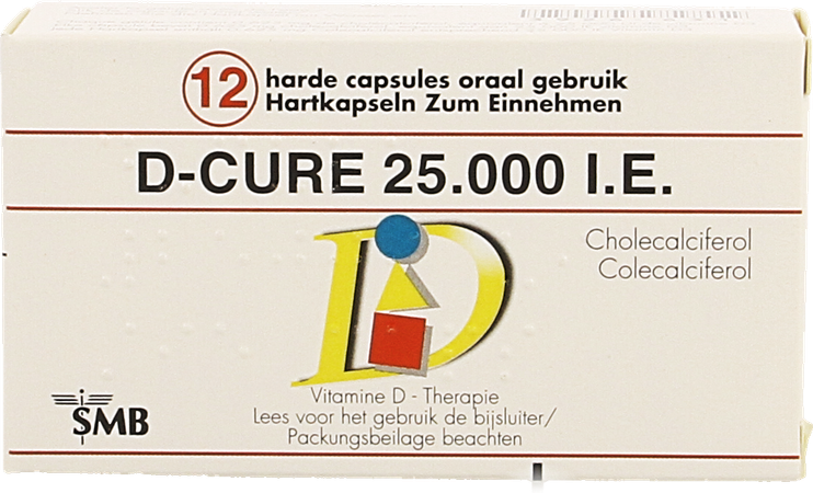 D-cure 25000ui Gelules 12 2