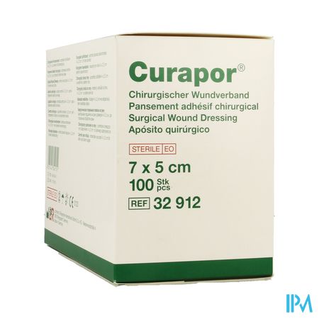 Curapor Verb Chirurg. Steriel 7cmx 5cm 100 32912 3