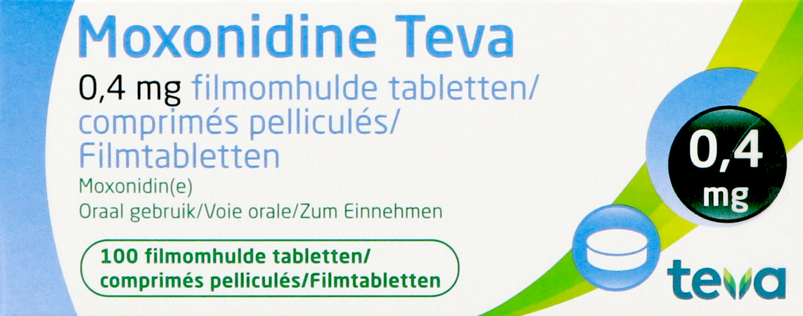 Moxonidine Teva Comp 100 X 0,4mg 2