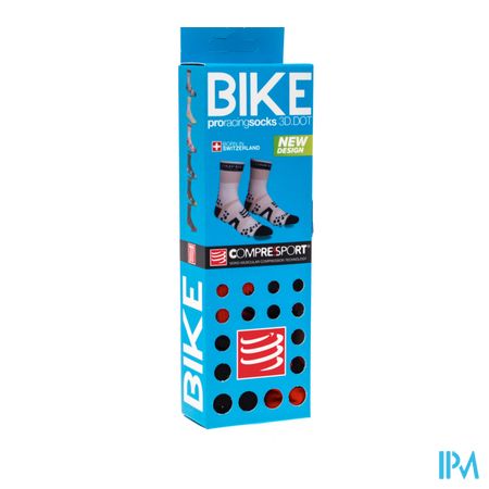 Compressport Racing Socks Bike Bl/re T5