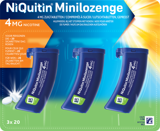 Niquitin 4,0mg Minilozenge Nf Zuigtabl 60 3