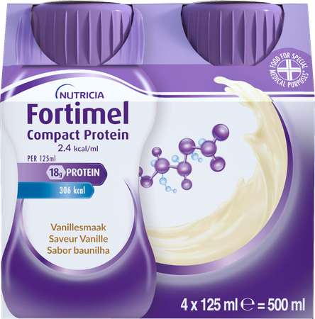 Fortimel Compact Protein 2.4kcal Vanilla 4x125ml 3