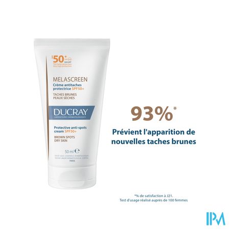 Ducray Melascreen Creme A/taches Spf50+ 50ml 9