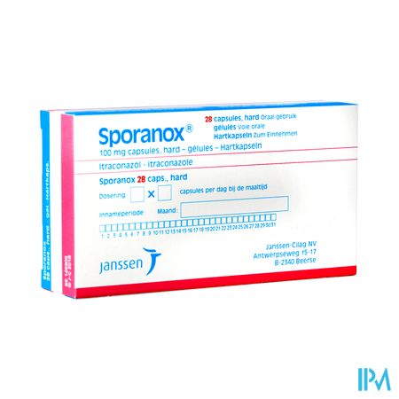 Sporanox Caps 28x100mg