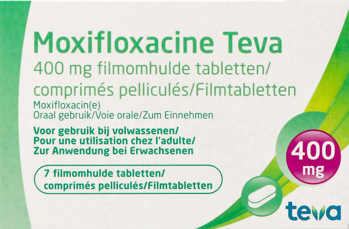Moxifloxacine Teva 400mg Filmomh Tabl 7 3