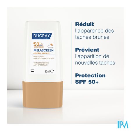 Ducray Melascreen Control 365days Spf50+getint30ml 8