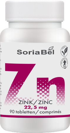 Soria Zinc Bio-actief 22,5mg Tabl 90