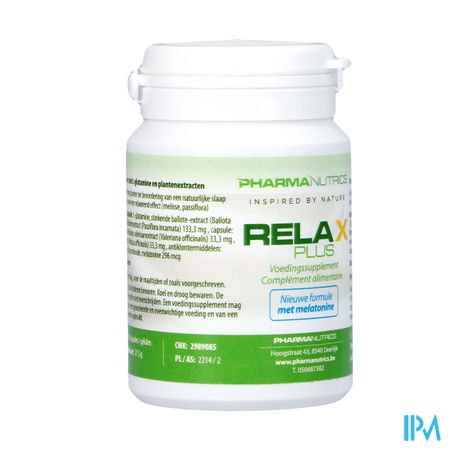 Relax Plus Vegecaps 60 Pharmanutrics 1
