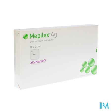 Mepilex Ag Verband Steriel 10,0x21,0cm 5 287221 1