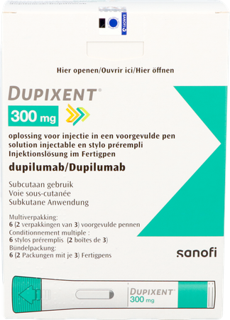 Dupixent 300mg Opl Inj Voorgev.pen 2x3 150mg/ml 1