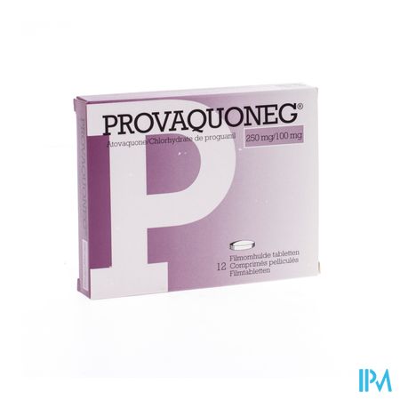 Provaquoneg  250/100Mg Filmomh Tabl 12