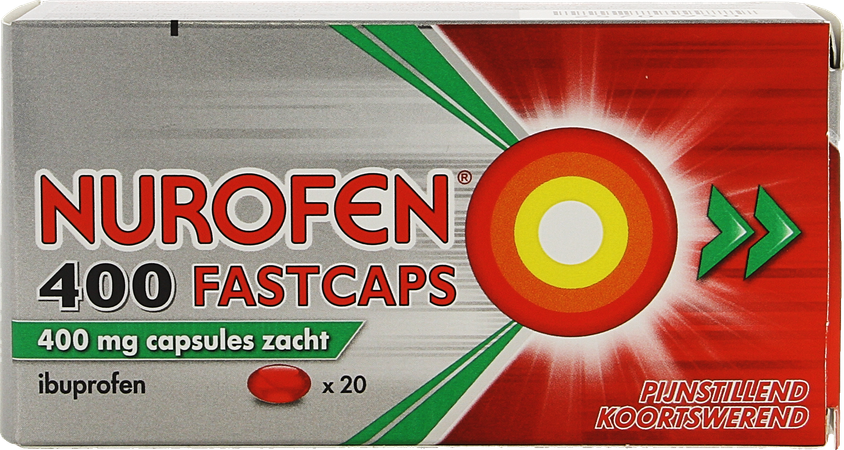 Nurofen 400 Fastcaps Caps 20x400mg 8