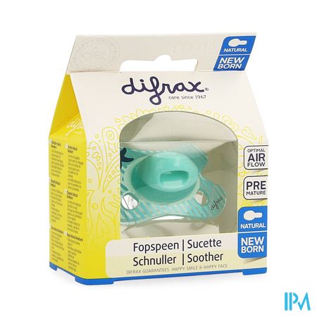 Difrax Sucette Natural Newborn Boy 2