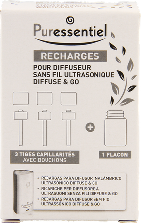 Puressentiel Diffus. Ultrason.diffuse&go Recharge 2