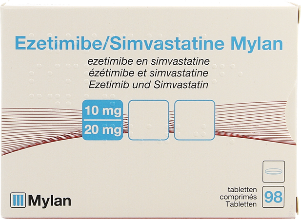 Ezetimibe Simvastatine Viatris 10mg/20mg Comp 98 1