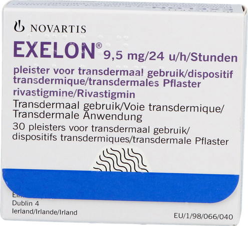 Exelon 9,5mg/24u Pleister Transdermaal 30 2