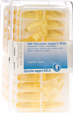 Glycerine Kela Pharma Supp Ad 100 1