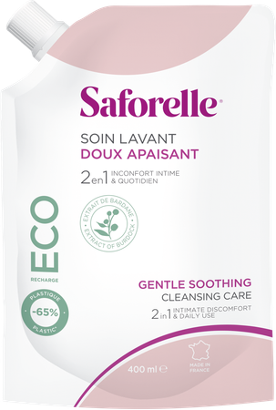 Saforelle Zachte Wasoplossing Eco Navul.400ml 3