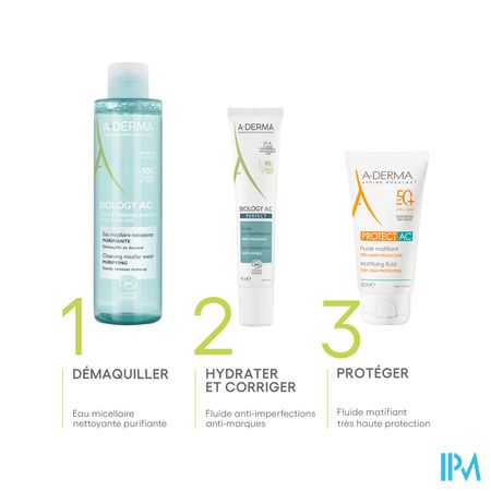 Aderma Biology Ac Zuiverend Micellair Water 200ml 13