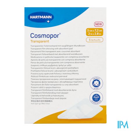 Cosmopor Transparent 5x7,2cm 5 9010500