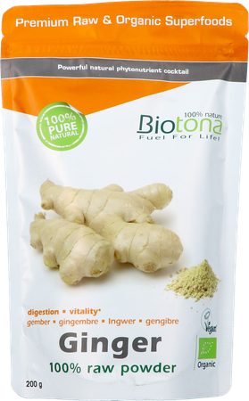 Biotona Ginger Bio Pdr 200g 1