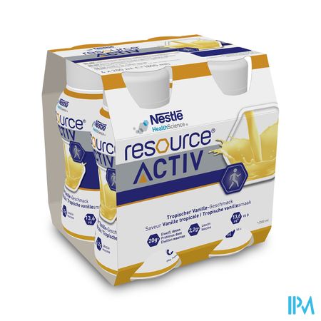 Resource Activ Vanille Tropicale 4x200ml 1