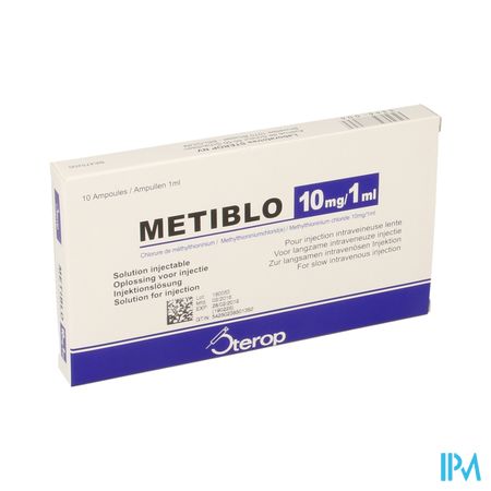 Metiblo 10 mg/1 ml sol. inj. i.v. amp. 10 x 1 ml