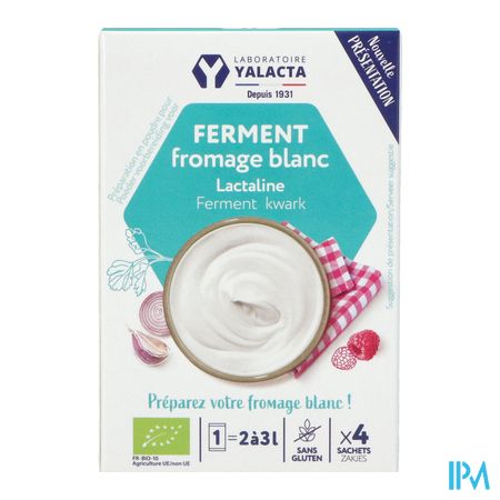 Yalacta Ferment Fromage Blanc Bio 4x4g 1